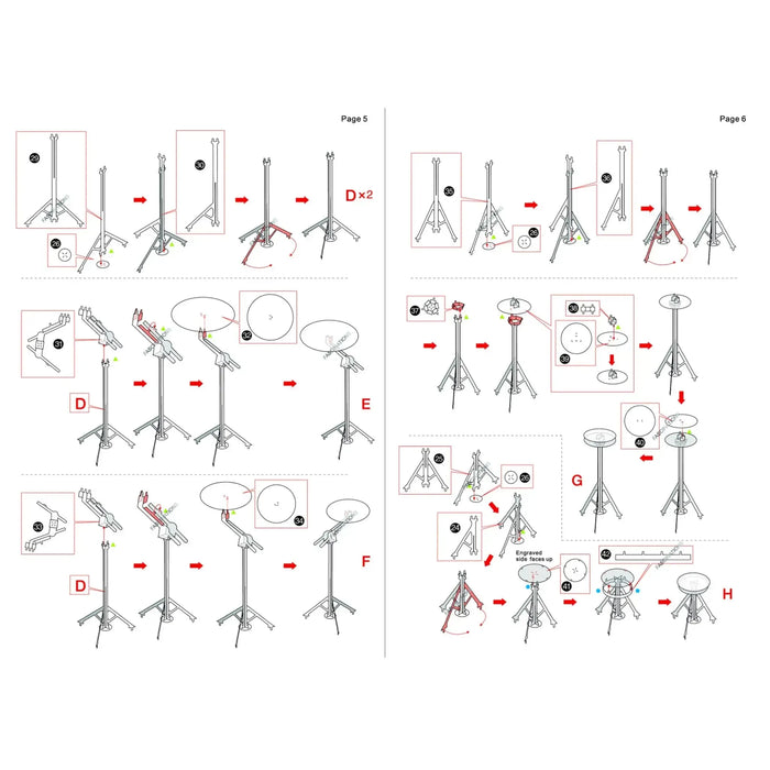 Drum Set 3D Figure Model Kit (Steel, Easy Difficulty) - Fascinations - Metal Earth Series - (2023)
