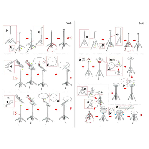 Drum Set 3D Figure Model Kit (Steel, Easy Difficulty) - Fascinations - Metal Earth Series - (2023) - Image 9