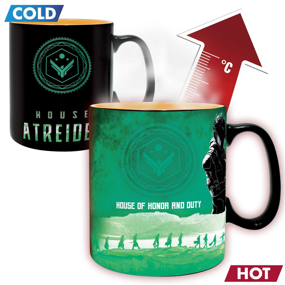 Dune - House Atreides vs Harkonnen Magic Heat-Change Mug (Ceramic, 16 oz.) - ABYstyle
