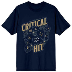 Dungeons & Dragons - Critical Hit T-Shirt (Black, Unisex) - Bioworld