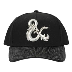 Dungeons & Dragons - Dragon Skin Snapback Hat (Black, Metal Badge, Pre-Curved Bill) - Bioworld