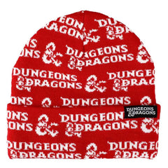 Dungeons & Dragons - Logo Cuff Beanie Hat (Jacquard) - Bioworld