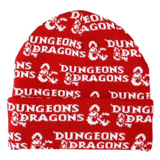 Dungeons & Dragons - Logo Cuff Beanie Hat (Jacquard) - Bioworld