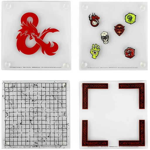 Dungeons & Dragons - Stacking Coaster Set (Glass) - Bioworld