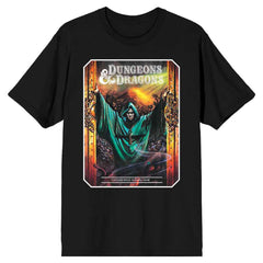 Dungeons & Dragons - Wizard Cover Art T-Shirt (Black, Unisex) - Bioworld