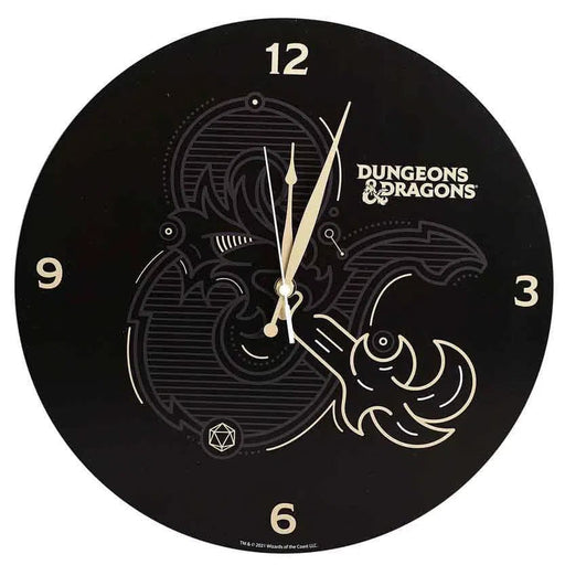 Dungeons & Dragons - Wood Wall Clock - Bioworld