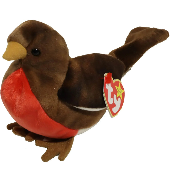 Early the American Robin Bird Plush (6") - Ty - Original Beanie Babies Series (1997)