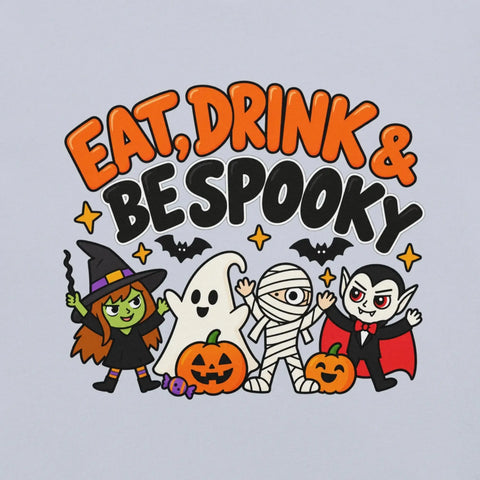 Eat, Drink & Bespooky T-Shirt - Funny Halloween Party Gag Gift Graphic Tee - Image 22