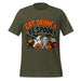 Eat, Drink & Bespooky T-Shirt - Funny Halloween Party Gag Gift Graphic Tee