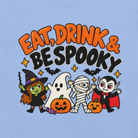 Eat, Drink & Bespooky T-Shirt - Funny Halloween Party Gag Gift Graphic Tee- Image 2