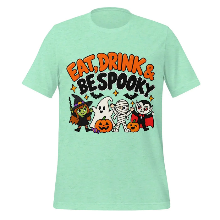 Eat, Drink & Bespooky T-Shirt - Funny Halloween Party Gag Gift Graphic Tee