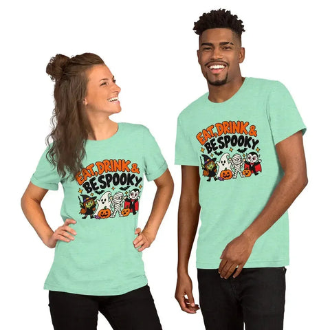 Eat, Drink & Bespooky T-Shirt - Funny Halloween Party Gag Gift Graphic Tee - Image 40