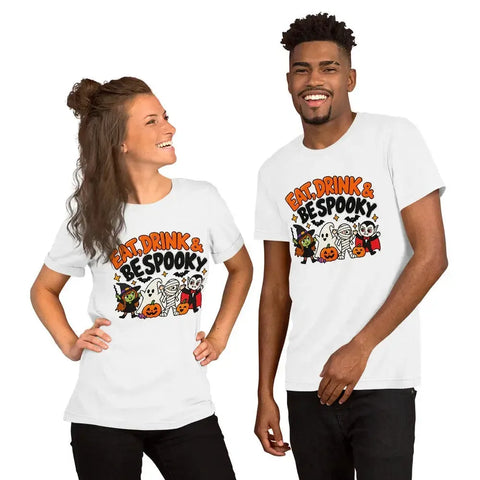 Eat, Drink & Bespooky T-Shirt - Funny Halloween Party Gag Gift Graphic Tee - Image 8