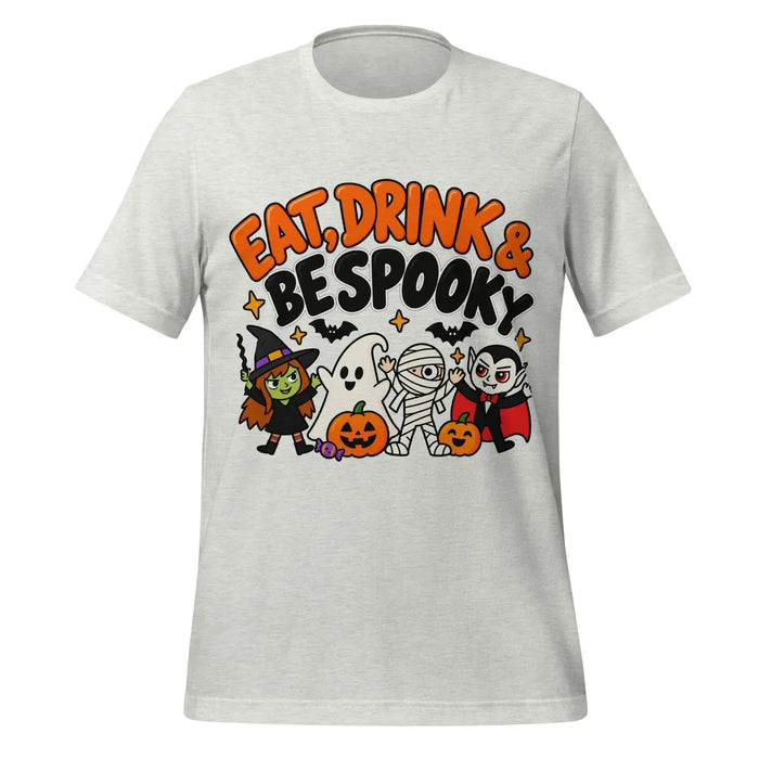 Eat, Drink & Bespooky T-Shirt - Funny Halloween Party Gag Gift Graphic Tee