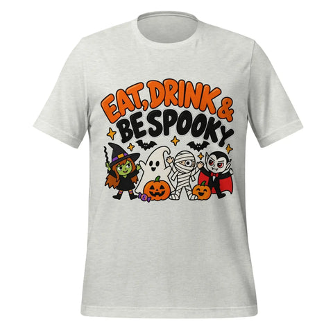 Eat, Drink & Bespooky T-Shirt - Funny Halloween Party Gag Gift Graphic Tee - Image 9