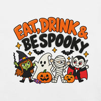 Eat, Drink & Bespooky T-Shirt - Funny Halloween Party Gag Gift Graphic Tee- Image 6