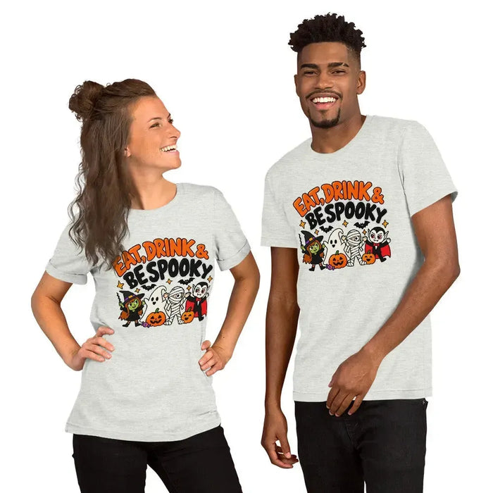 Eat, Drink & Bespooky T-Shirt - Funny Halloween Party Gag Gift Graphic Tee