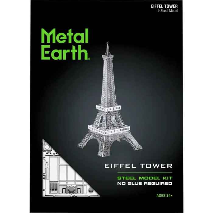 Eiffel Tower Figure Model Kit (Steel, Easy Difficulty) - Fascinations - Metal Earth Series