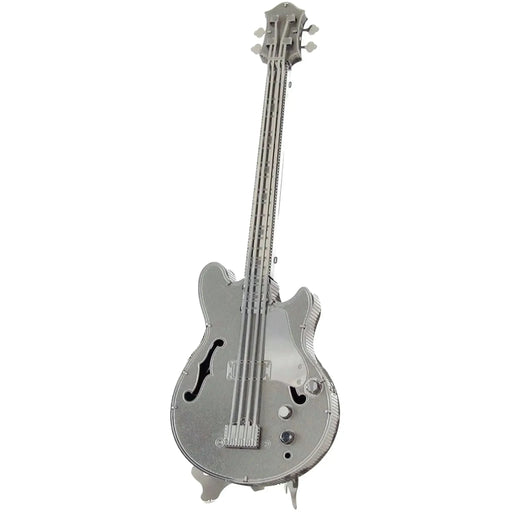 Electric Bass Guitar 3D Figure Model Kit (Steel, Easy Difficulty) - Fascinations - Metal Earth Series - (2023)