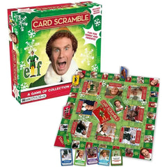 Elf Card Scramble - Party Movies Board Game for Adults, and Family (2-4 Players, Ages 12+) - Aquarius