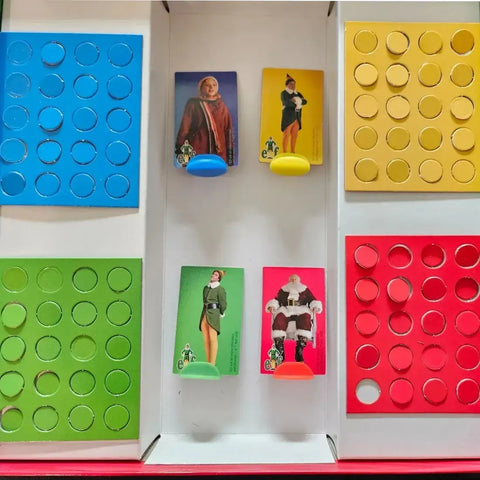 Elf Card Scramble - Party Movies Board Game for Adults, and Family (2-4 Players, Ages 12+) - Aquarius
