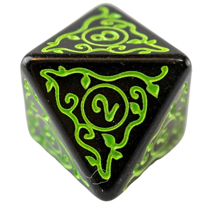 Elf Ranger Dice Set (7 Dice, Polyhedral) - Game Master Dice