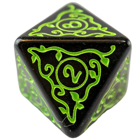 Elf Ranger Dice Set (7 Dice, Polyhedral) - Game Master Dice