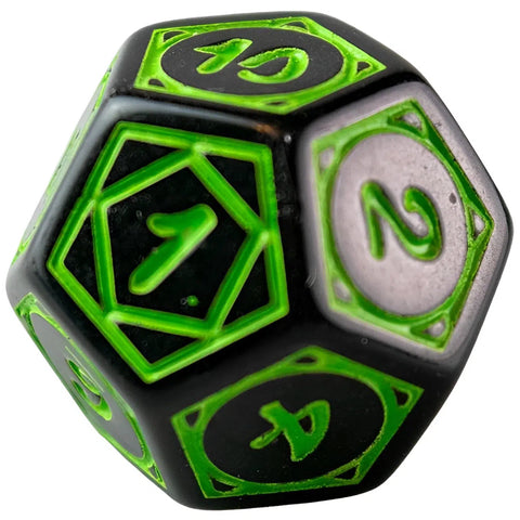 Elf Ranger Dice Set (7 Dice, Polyhedral) - Game Master Dice