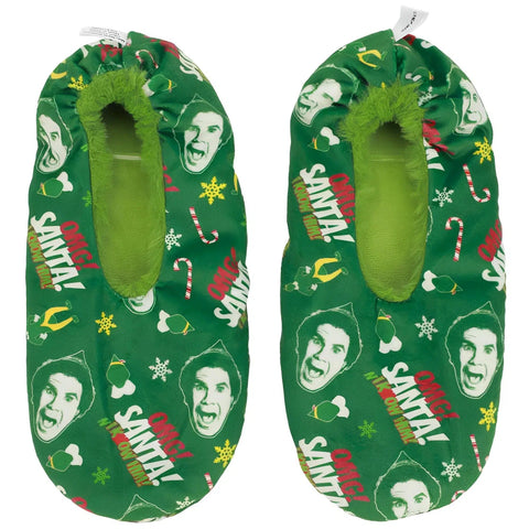 Elf The Movie - Buddy the Elf Reversible Christmas Slipper Socks - Bioworld