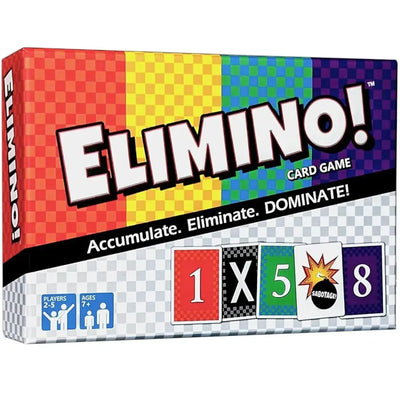 Elimino! - Party Abstract Card Game for Family, Adults, and Children (2-5 Players, Ages 7+) - Wishing Well Games