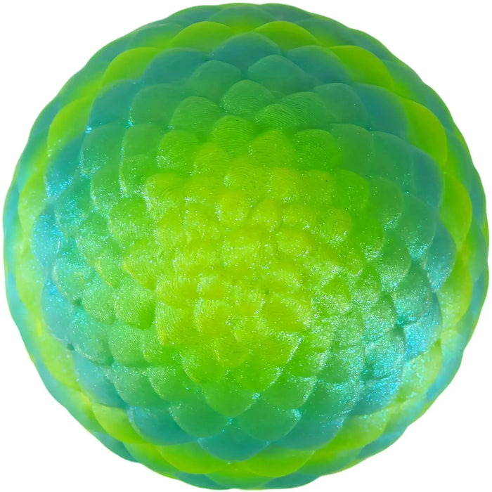 Emerald Spike Dragon Hatchling Toy Figure with Egg (3D Printed) - Wonderland Workshop