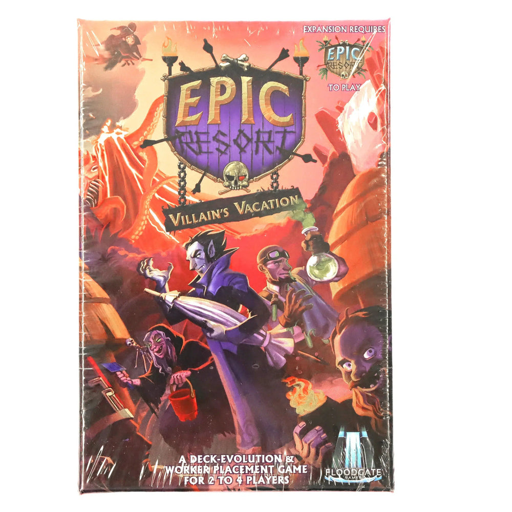 Epic Resort: Villain's Vacation - Board Game Expansion - Floodgate Games
