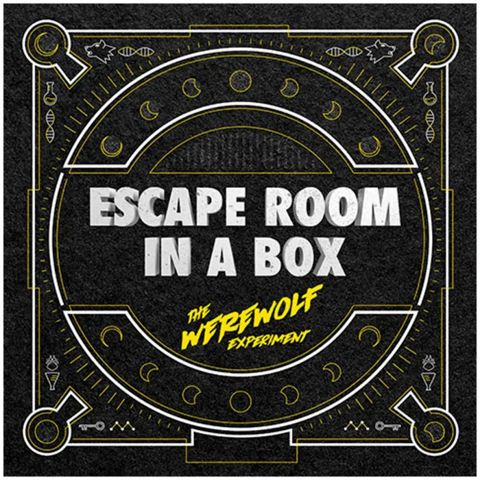 Escape Room in a Box: The Werewolf Experiment - Puzzle Mystery Board Game for Family, Adults, and Children (2-8 Players, Ages 13+) - Mattel Games