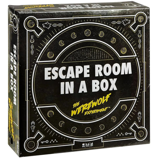 Escape Room in a Box: The Werewolf Experiment - Puzzle Mystery Board Game for Family, Adults, and Children (2-8 Players, Ages 13+) - Mattel Games