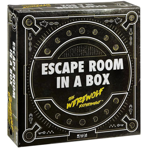 Escape Room in a Box: The Werewolf Experiment - Puzzle Mystery Board Game for Family, Adults, and Children (2-8 Players, Ages 13+) - Mattel Games - Image 1