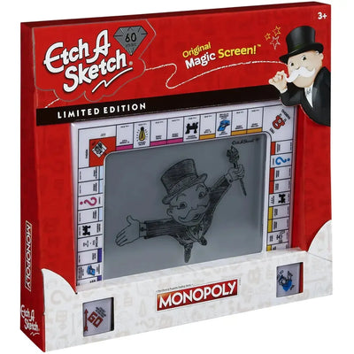 Etch A Sketch: Monopoly Limited Edition - Drawing Toy - Spin Master - Etch A Sketch 60th Anniversary Edition