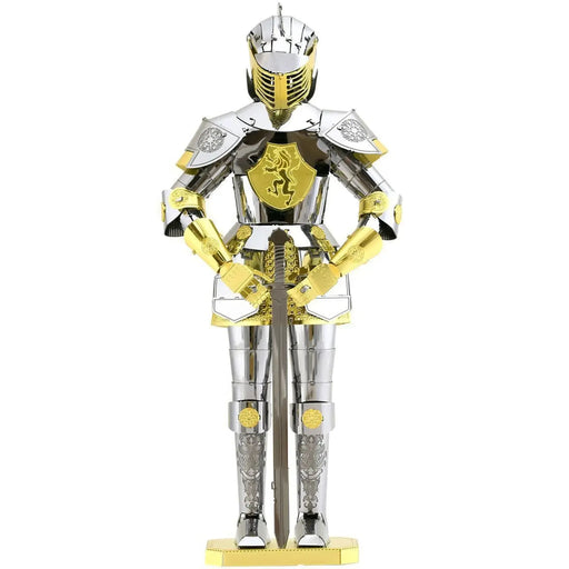 European Knight Armor 3D Figure Model Kit (Steel, Moderate Difficulty) - Fascinations - Metal Earth Series - (2023)
