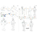 European Knight Armor 3D Figure Model Kit (Steel, Moderate Difficulty) - Fascinations - Metal Earth Series - (2023)