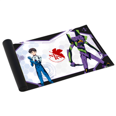 Evangelion - Shinji Ikari & EVA Unit-01 Card Game Standard Size Playmat - Japanime Games - Player's Choice Game Accessories Series