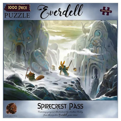 Everdell - Artwork of Spirecrest Pass Puzzle (1000 Pieces) - Tabletop Tycoon