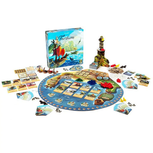 Everdell Farshore - Worker Placement Adventure Board Game for Family, and Adults (1-4 Players, Ages 10+) - Tabletop Tycoon