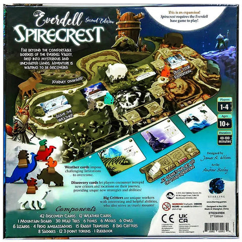 Everdell: Spirecrest (2nd Edition) - Board Game Expansion - Tabletop Tycoon