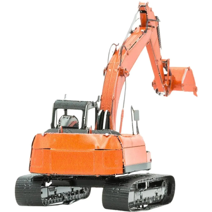Excavator Construction Vehicle Figure Model Kit (Steel, Moderate Difficulty) - Fascinations - Metal Earth Series - (2022)