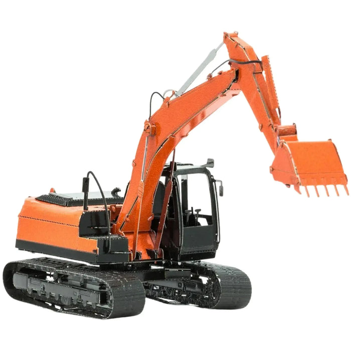 Excavator Construction Vehicle Figure Model Kit (Steel, Moderate Difficulty) - Fascinations - Metal Earth Series - (2022)