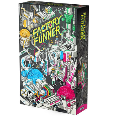 Factory Funner - Tile Placement Industry Board Game for Family, and Adults (1-6 Players, Ages 11+) - Allplay