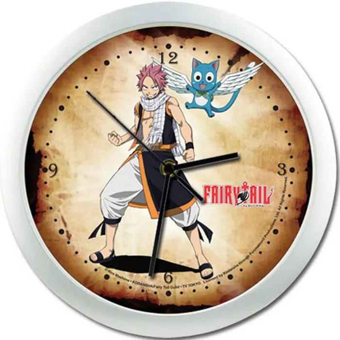 Fairy Tail - Natsu Dragneel & Happy Wall Clock (9.4") - Great Eastern Entertainment