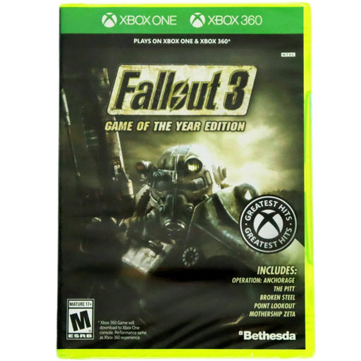 Fallout 3 (Game of the Year Edition) - Xbox One + Xbox 360