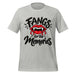 Fangs for the Memories T-Shirt - Funny Halloween Vampire Lips Graphic Tee