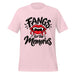 Fangs for the Memories T-Shirt - Funny Halloween Vampire Lips Graphic Tee