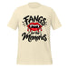 Fangs for the Memories T-Shirt - Funny Halloween Vampire Lips Graphic Tee